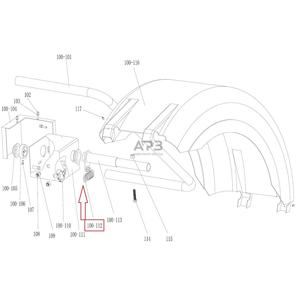 Ratų balansav. staklių PL-1150 ats.dalis apsaugos pakėlimo spyruoklė 1 Ratų balansav. staklių PL-1150 ats.dalis apsaugos pakėlimo spyruoklė 1
