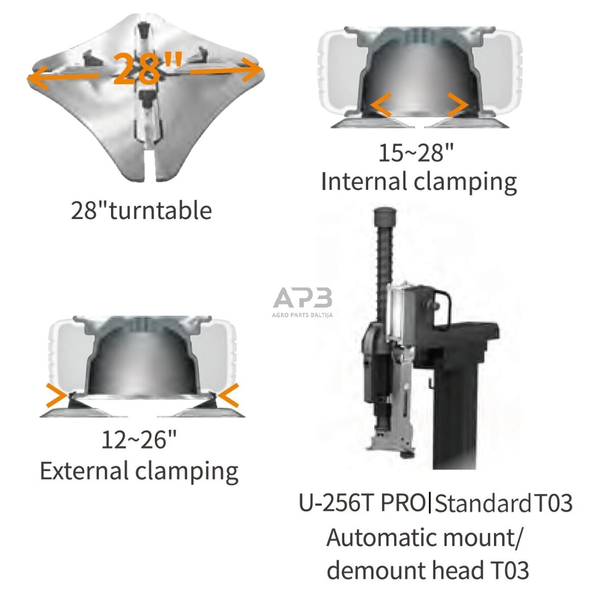 Ratų montavimo staklės (2 greičių) su smūginiu infliatoriumi 1 Ratų montavimo staklės (2 greičių) su smūginiu infliatoriumi 1