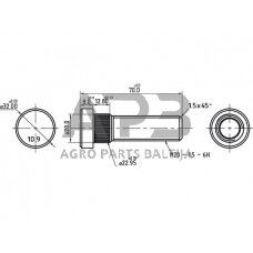 Rato varžtas 3220372R2N