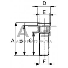 Rato varžtas ADR 903C18D21