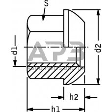 Rato veržlė DIN74361 M12x1.50 74361A1215