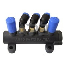 Ratų montavimo staklių complete 5-way valve [l-union]. Atsarginė dalis