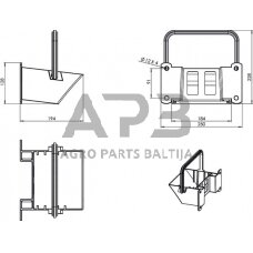 Ratų trinkelės laikiklis Lokhen G46, 600150100