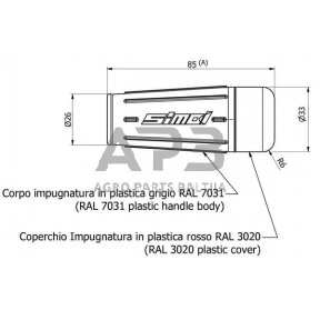 Rankena 13mm PVC Simol STR1311