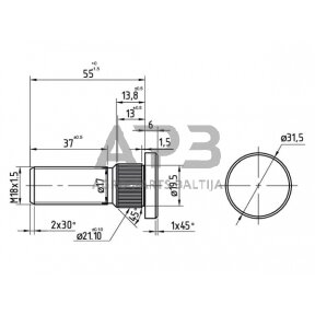 Rato varžtas CNH 3399467R1N