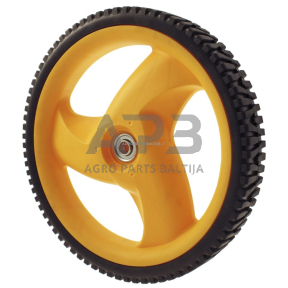 Ratukas Poulan 532403509. Aukštis 292 mm, plotis 45 mm, ašies skersmuo 12,6 mm 532 40 35-09, 5324035-09, 532403509, 403509, 532 43 27-49, 5324327-49, 532432749, 432749, 105-1816, 1051816, 193929X427, 431880X460