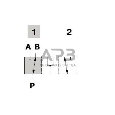 Rankinis eigos vožtuvas 3 prievadų 3A-17C 3/8 BSP, DF053002 2 Rankinis eigos vožtuvas 3 prievadų 3A-17C 3/8 BSP, DF053002 2