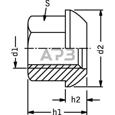 Rato veržlė DIN74361 M14x1.50 74361A1415