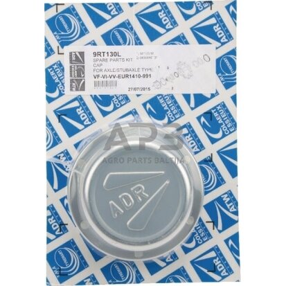 Rato stebulės dangtelių komplektas 130mm ADR 9RT130L Rato stebulės dangtelių komplektas 130mm ADR 9RT130L