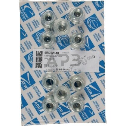 Rato veržlių komplektas M22x1.50 ADR 9RD22I10 Rato veržlių komplektas M22x1.50 ADR 9RD22I10