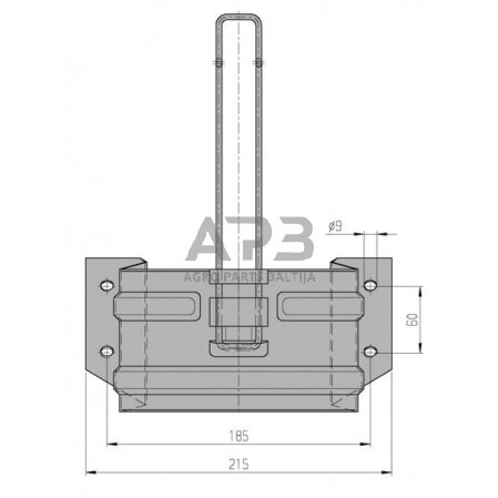 Ratų trinkelės laikiklis AL-KO 244377 3 Ratų trinkelės laikiklis AL-KO 244377 3