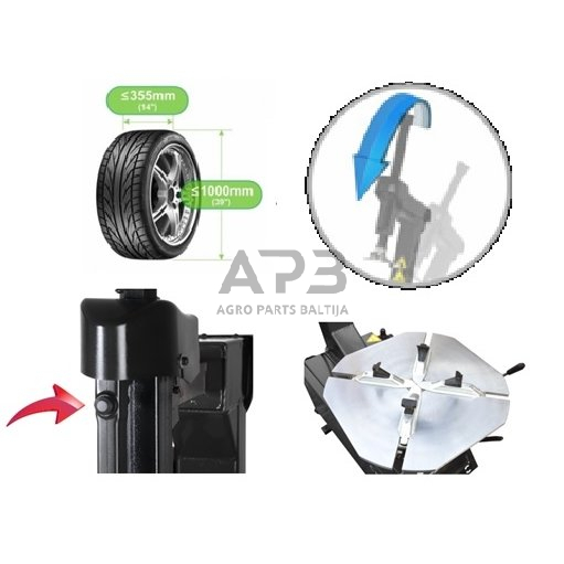 Ratų montavimo staklės 2 Ratų montavimo staklės 2