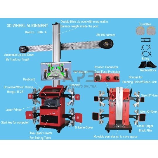 Ratų suvedimo stendas YANV3DIII PRO 2 Ratų suvedimo stendas YANV3DIII PRO 2