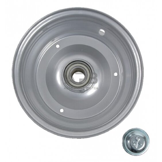 Ratlankis su guoliu ir dangteliu 8" F155082564K 1 Ratlankis su guoliu ir dangteliu 8" F155082564K 1