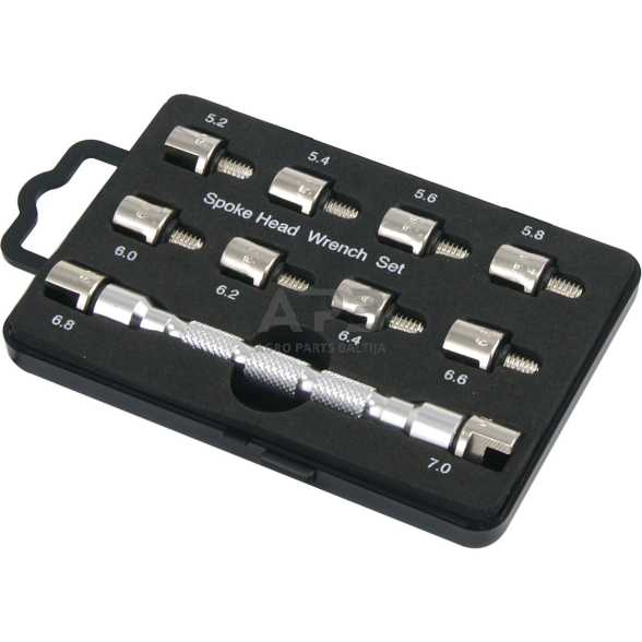 Raktų rinkinys ratų stipinams (11vnt.) Raktų rinkinys ratų stipinams (11vnt.)