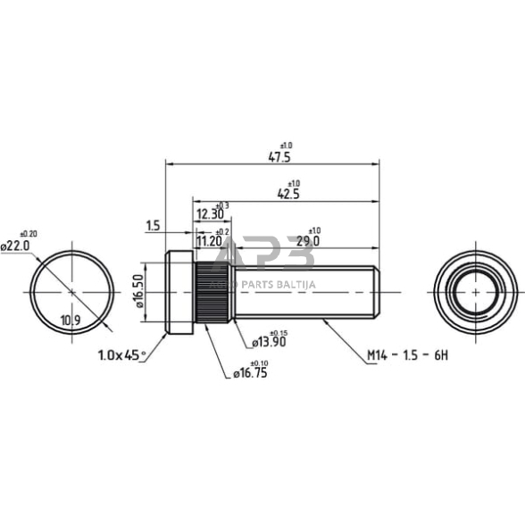 Rato varžtas 2386625N 1 Rato varžtas 2386625N 1