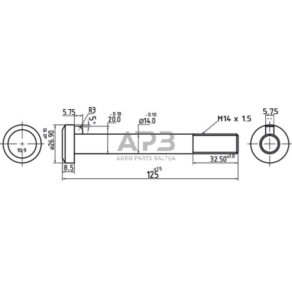 Rato varžtas 3141586R2N 2