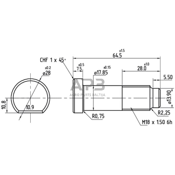 Rato varžtas 44011089N 1 Rato varžtas 44011089N 1