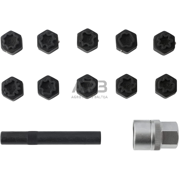 Rato varžtų užraktų rinkinys (12vnt) Mercedes-Benz 1 Rato varžtų užraktų rinkinys (12vnt) Mercedes-Benz 1