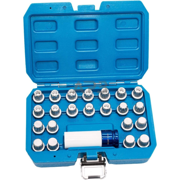 Rato varžtų užraktų rinkinys (23vnt) VW Rato varžtų užraktų rinkinys (23vnt) VW