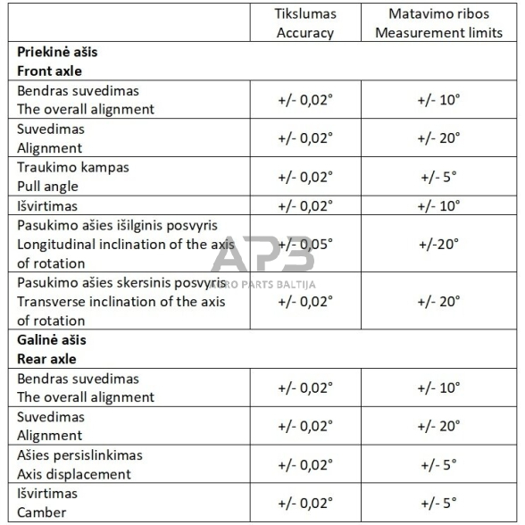 Ratų suvedimo stendas YANV3DIII PRO 1 Ratų suvedimo stendas YANV3DIII PRO 1