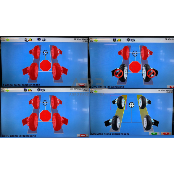 Ratų suvedimo stendas YANV3DIII PRO 6 Ratų suvedimo stendas YANV3DIII PRO 6