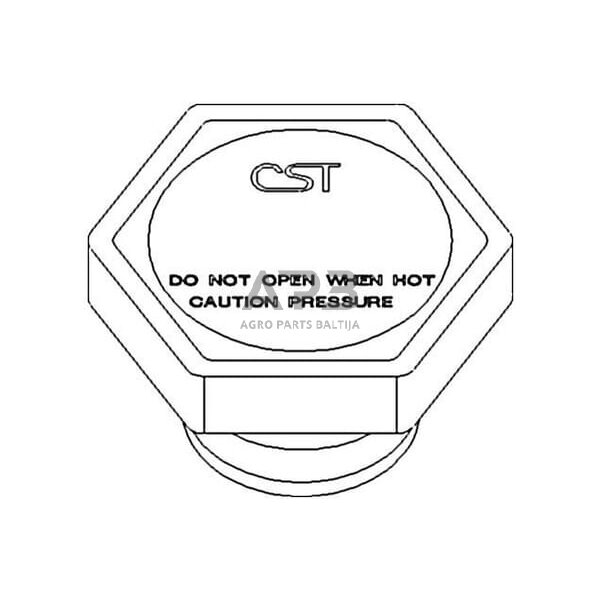Radiatoriaus dangtelis Vapormatic AV100484