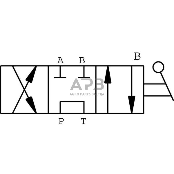 Rankinis eigos vožtuvas 4 prievadų B-Jungtis 1/2", DH104B 2 Rankinis eigos vožtuvas 4 prievadų B-Jungtis 1/2", DH104B 2