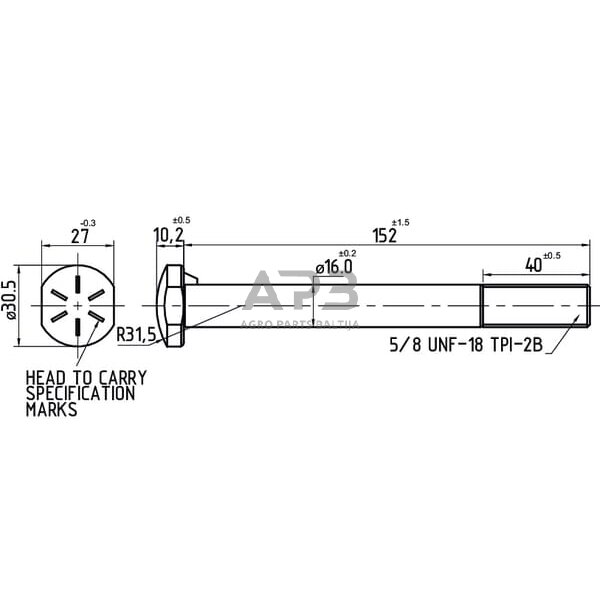 Rato varžtas 118930ESN 2