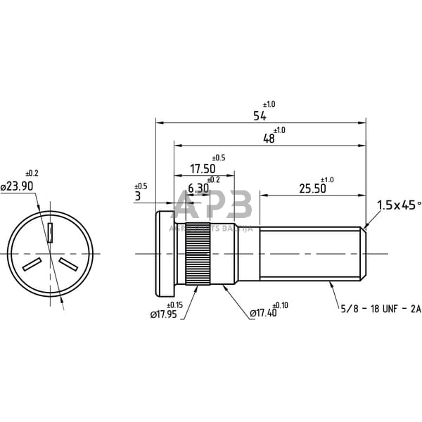 Rato varžtas 184272M2N Rato varžtas 184272M2N