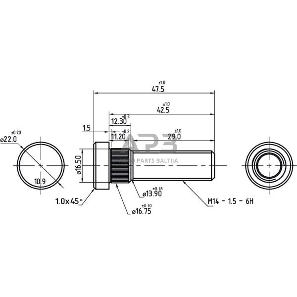 Rato varžtas 2386625N 1 Rato varžtas 2386625N 1