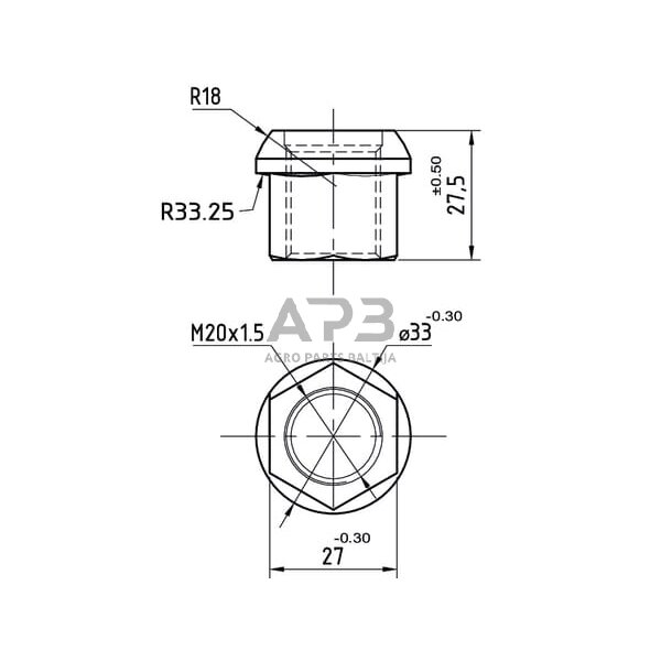 Rato veržlė 30247400N 2