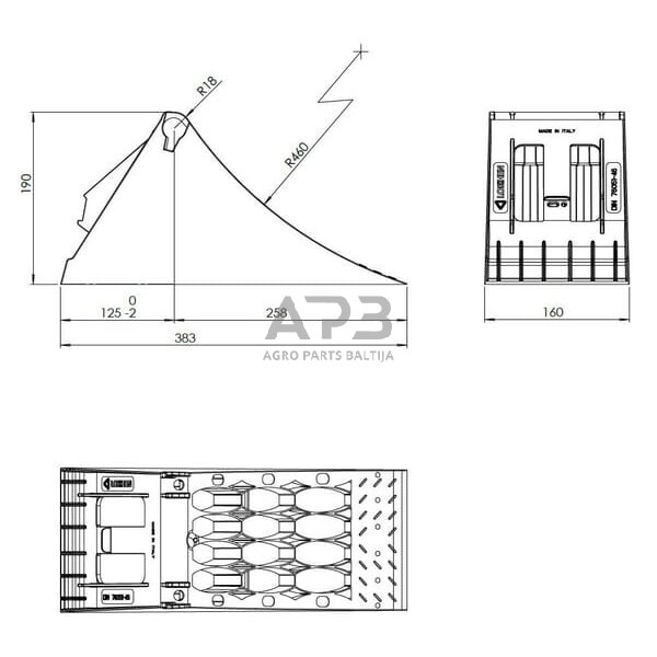 Ratų trinkelė Lokhen Crowny® 46, 600100200 3 Ratų trinkelė Lokhen Crowny® 46, 600100200 3