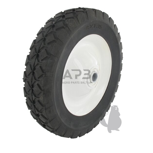 Ratukas universalus. Metalinis gumuotas. 203,00 x 38,00 mm. Ašis 12,70 x 35,00 mm Ratukas universalus. Metalinis gumuotas. 203,00 x 38,00 mm. Ašis 12,70 x 35,00 mm