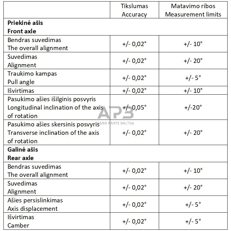 Ratų suvedimo stendas YANV3DIII PRO 1 Ratų suvedimo stendas YANV3DIII PRO 1