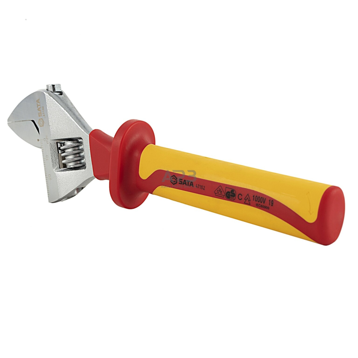 Reguliuojamas graduotas raktas 312mm izoliuotas VDE 1