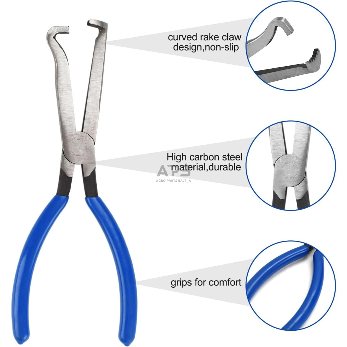 Replės elektros jungtims 205mm 10 Replės elektros jungtims 205mm 10