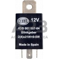 Relė Hella 12V, 4 kontaktų 4DB001887041 3