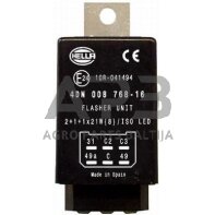 Relė Hella 12V, 6 kontaktų 4DN008768167 3