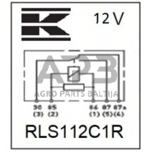 Relė 12V, 5 kontaktų RLS112C1R 2 Relė 12V, 5 kontaktų RLS112C1R 2