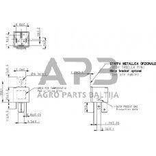 Relė Cobo 12V, 4 kontaktų AV180298000