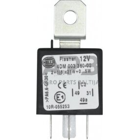 Relė Hella 12V1 4 kontaktų 4DM003360021 1