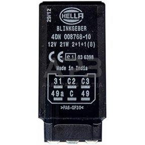 Relė Hella 12V, 6 kontaktų 4DN008768101