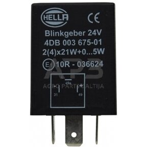 Relė Hella 24V, 3 kontaktų 4DB003675011