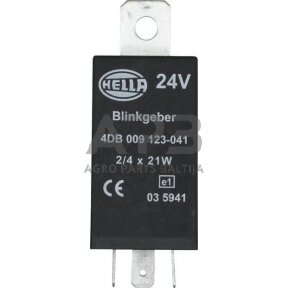 Relė Hella 24V, 4 kontaktų 4DB009123041
