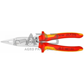 Replės elektros instaliacijos darbams VDE 200mm KNIPEX