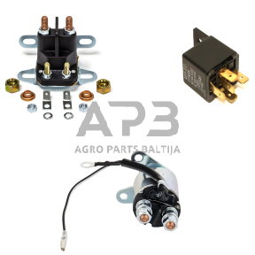 Rėlės, solenoidai, magnetiniai kontaktoriai