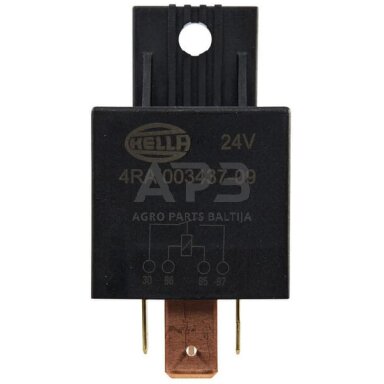 Relė Hella 24V, 4 kontaktų 4RA003437091