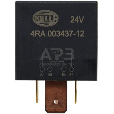 Relė Hella 24V, 4 kontaktų 4RA003437121