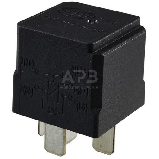 Relė Hella 24V, 5 kontaktų 4RD007903021 Relė Hella 24V, 5 kontaktų 4RD007903021